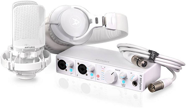 ARTURIA MiniFuse Recording Pack White - Звуковая карта