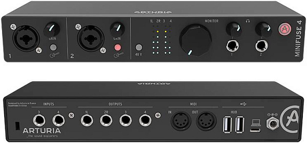 ARTURIA MiniFuse 4 Black - Звуковая карта