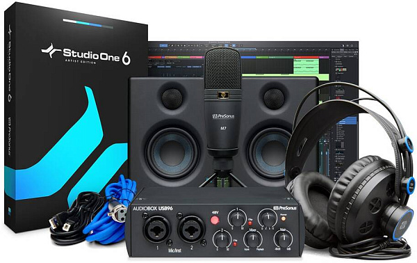 PRESONUS AudioBox 96 Studio Ultimate Bundle 25th Anniversary Edition -...