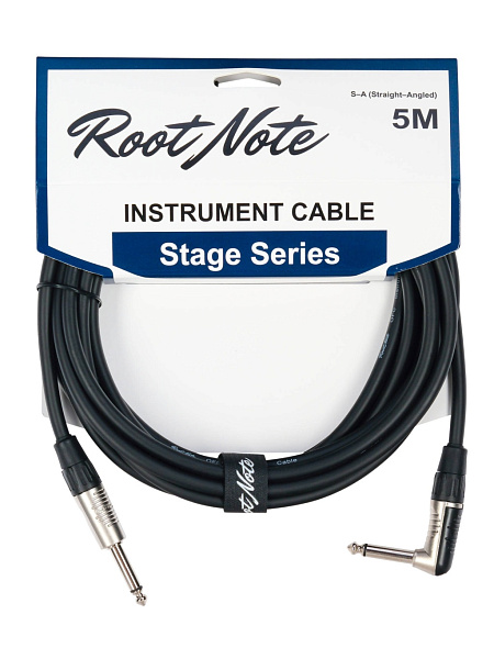 RN-IC-SA-5M Кабель инструментальный, прямой/угловой, 5м, Root Note