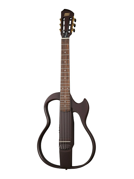 SG4CN23 SG4 Сайлент-гитара, темно-коричневая, MIG Guitars