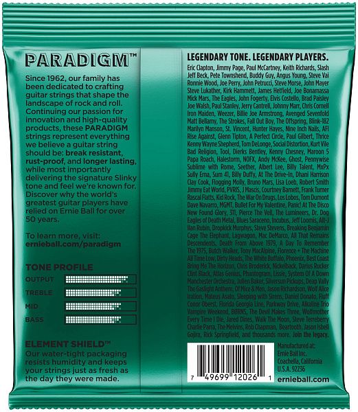 ERNIE BALL 2026 Paradigm Slinky Not Even 12-56 - Струны для электрогитары