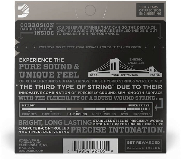 D'ADDARIO EHR360 - Струны для электрогитары