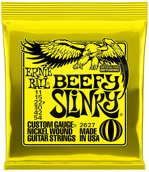 ERNIE BALL 2627 Nickel Wound Slinky Beefy 11-54 - Струны для электрогитары
