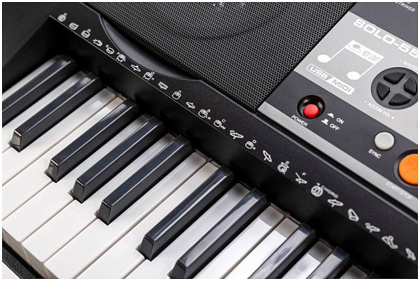 VESTON SOLO-5561 L - Синтезатор с подсветкой клавиш
