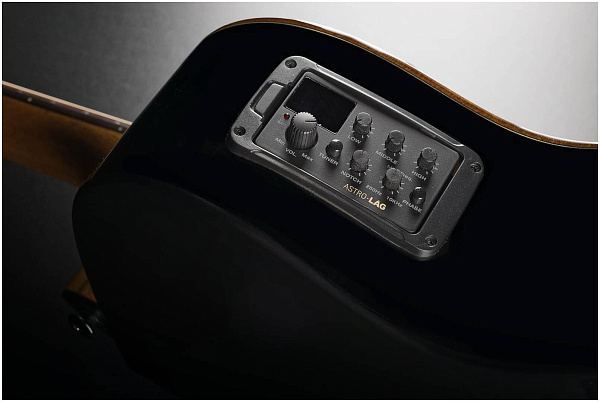 LAG T118ABCE BLK - Гитара электроакустическая шестиструнная