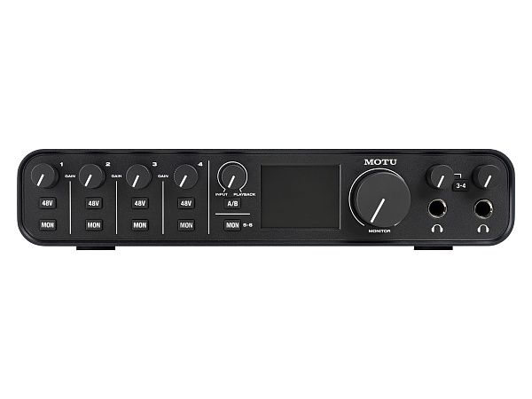 Аудиоинтерфейс USB [3160/3161] Motu [M6] АЦП/ЦАП: 24 бит/192 кГц, ЦАП ESS Sabre32 Ultra, дин. диапазон: 120 дБ, THD+N: -110 дБ, 4xCombo XLR/TRS, 2x1/4" TRS Jack входа / 4x1/4" TRS Jack выхода, 2x1/4" TRS Jack выхода для наушников, MIDI, USB-C