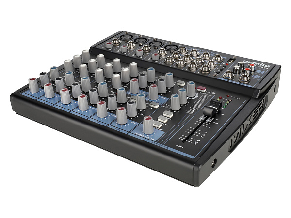 Микшер [GEM-12USB] Gemini [GEM-12USB] аналоговый, 12 каналов, DSP, выход на наушники, Bluetooth, USB-проигрыватель файлов в формате MP3/WAV