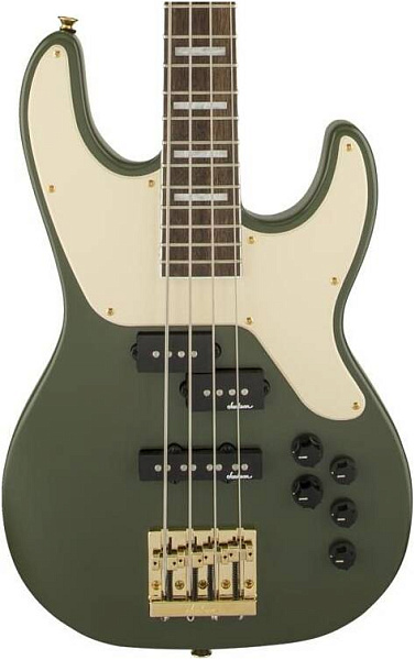 JACKSON CBXNT IV - MATTE ARMY DRAB 4-струнная бас-гитара, цвет хаки