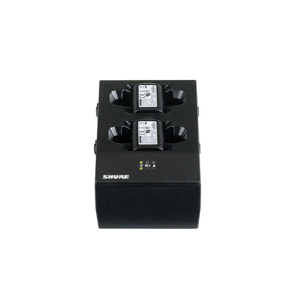Двухпортовая зарядная док-станция SHURE [SBC200] для аккумуляторов SB900A, передатчиков QLXD1, ULXD1, AD1, QLXD2, ULXD2, AD2, приёмников P3RA, P9RA, P9RA+, P10R, P10R+, без источника питания