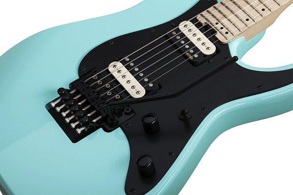 Электрогитара SCHECTER [SUN VALLEY SUPER SHREDDER FR SFG]  6-струнная, корпус: красное дерево, гриф: клен, накладка: клен, 24 лада, FloydRose цвет: Sea Foam Green (SFG)