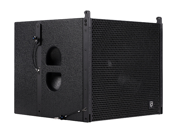 Сабвуфер Intrend [ILS-ATL-S15A] линейного массива Atlantic, активный, 15"НЧ, 30-250 Гц, SPL 126 дБ, 600 Вт RMS, пик 1200 Вт, 8 Ом. Цвет чёрный, корпус дерево. Подключение до 3х топов на саб.