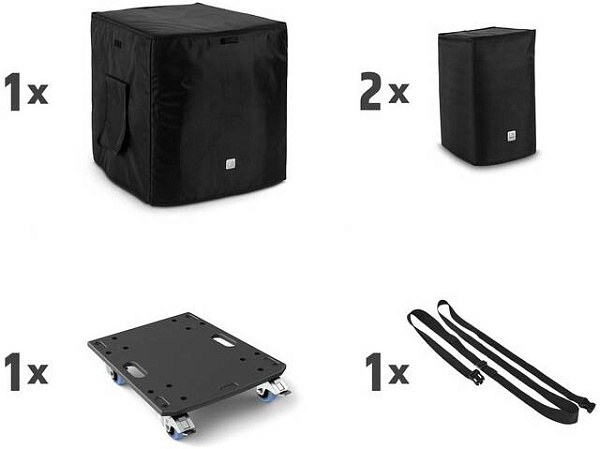 LD SYSTEMS DAVE 12 G4X BAG SET - Транспортировочная тележка