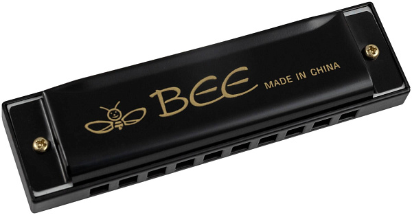 BEE DF10A-1 BLACK - Губная гармоника диатоническая