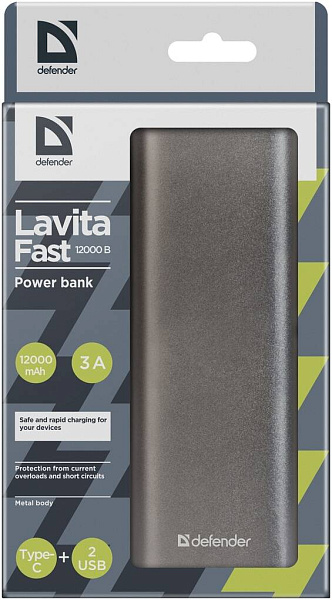 DEFENDER Lavita Fast 12000B - Аккумулятор