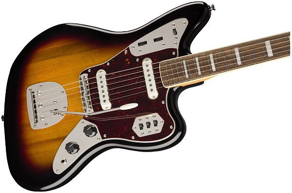 FENDER SQUIER SQ CV 70s JAGUAR LRL 3TS электрогитара, цвет санберст