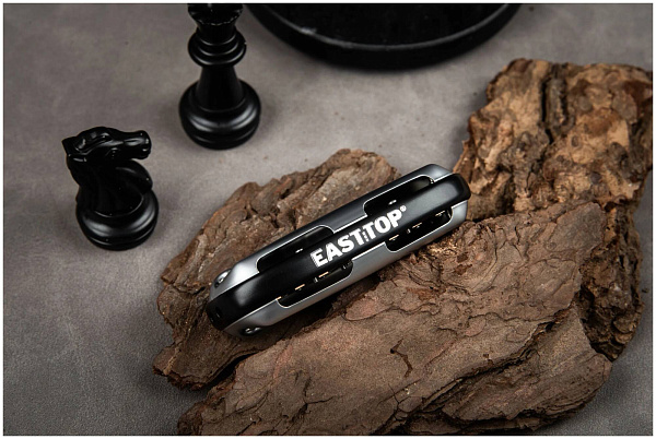 EASTTOP LUCKY 8 BLACK COMB - Губная гармоника диатоническая