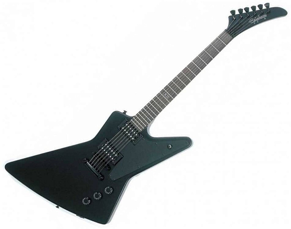 EPIPHONE GOTHIC 1958 EXPLORER BLACK SATIN BLK - Электрогитара