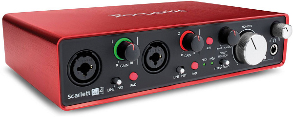 FOCUSRITE Scarlett 2i4 2nd Gen - Звуковая карта