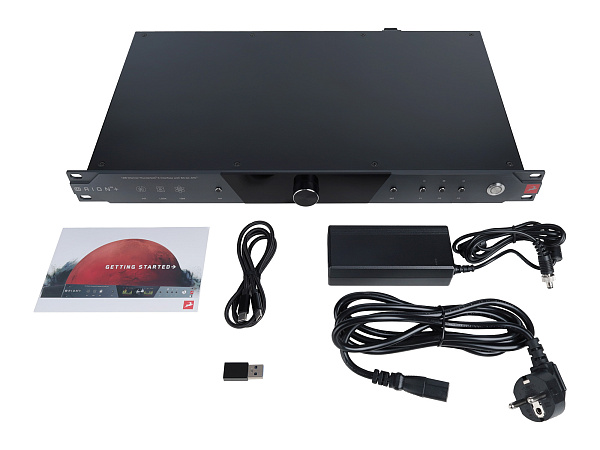 Аудиоинтерфейс Antelope Audio [Orion 32+ | Gen 4] 24 бит 192 кГц, AFC: 64-бит, 32 входа, 32 выхода, динамический диапазон до 130 дБ, 128 каналов оптического MADI, 8 каналов ADAT и 2 канала S/PDIF, Вход word clock, 2х word clock, вход 10M, Thunderbolt 3