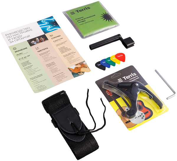 TERRIS TD-045 NA Starter Pack - Гитара акустическая в наборе