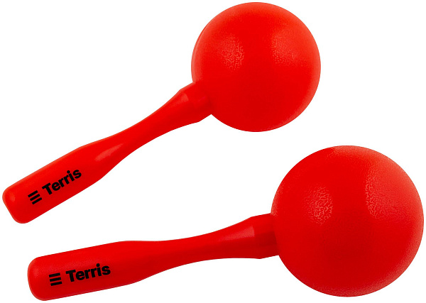 TERRIS MRS-P21 RD - Маракасы пластиковые