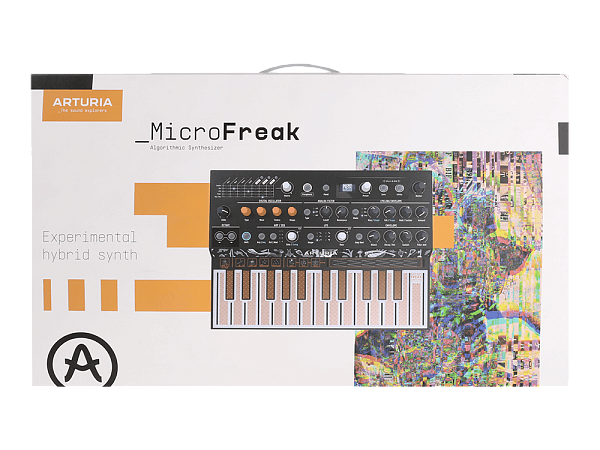 Синтезатор [570101] Arturia [MicroFreak] цифровой аппаратный, 25 клавиш с поддержкой полифонического касания, цифровым осциллятором и аналоговым фильтром Oberheim SEM, CV/Gate/Mod выходы, Cloc IN/OUT, MIDI IN/OUT, выход TRS, выход для наушников, USB