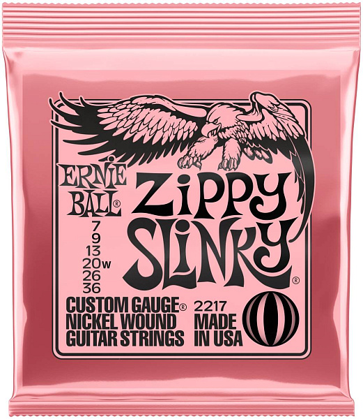 ERNIE BALL 2217 Nickel Wound Slinky Zippy 7-36 - Струны для электрогитары