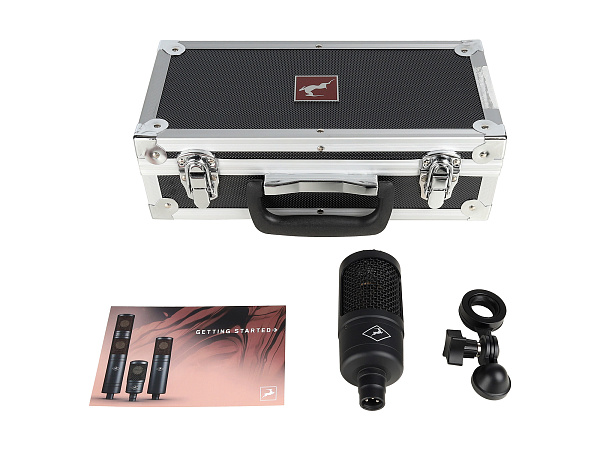 Микрофон Antelope Audio [Edge Solo] конденсаторный, диафрагма: 34 мм, кардиоида, 20 Гц - 20 кГц, уровень звукового давления: 116 дБ, соотношение сигнал-шум: 75 дБ (А), чувствительность: -32 дБ, 8 мВ/Па (+/-3 дБ), фантомное питание 48 В