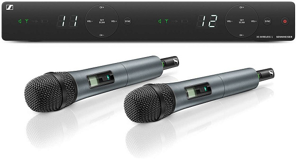 SENNHEISER XSW 1-825 DUAL-A Двухканальная вокальная радиосистема, 548-572...