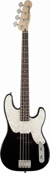 FENDER SQUIER MIKE DRINT PRECISION BASS BLACK - Бас-гитара