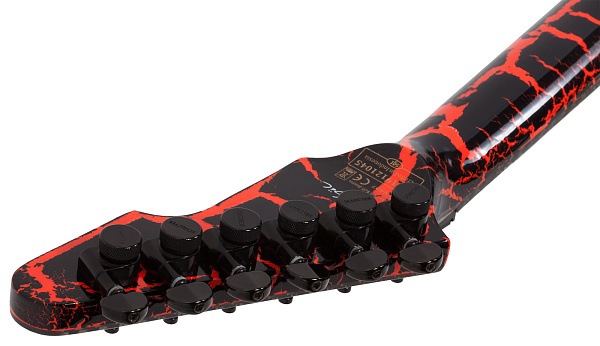 Электрогитара SCHECTER [BALSAC E-1 FR BORC] электрогитара 6-струнная, корпус: красное дерево, гриф: клен 3 куска, накладка: черное дерево, 24 лада, FloydRose, цвет: Black Orange Crackle (BORC)