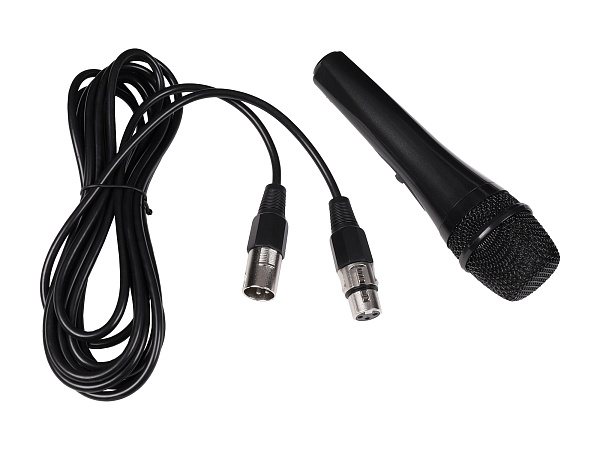 Акустическая система Gemini [ES-210MXBLU-ST] Комплект: 2х АС 10"НЧ/1"ВЧ, микшер с усилителем 150 Вт RMS, входы: 4x XLR Mic, 6x 1/4" TRS Line, 2x RCA, 1/8” TRS, выходы: 2x 1/4" TRS, 2x RCA, 1/8” TRS Headphones, 2х стойки, микрофон, кабели