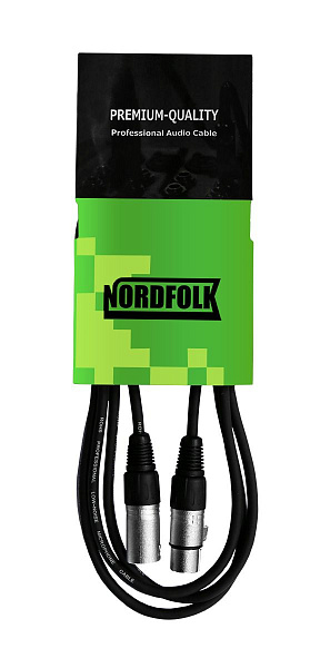 NordFolk NMC9/5M - кабель микрофонный XLR(F) <=> XLR(M)