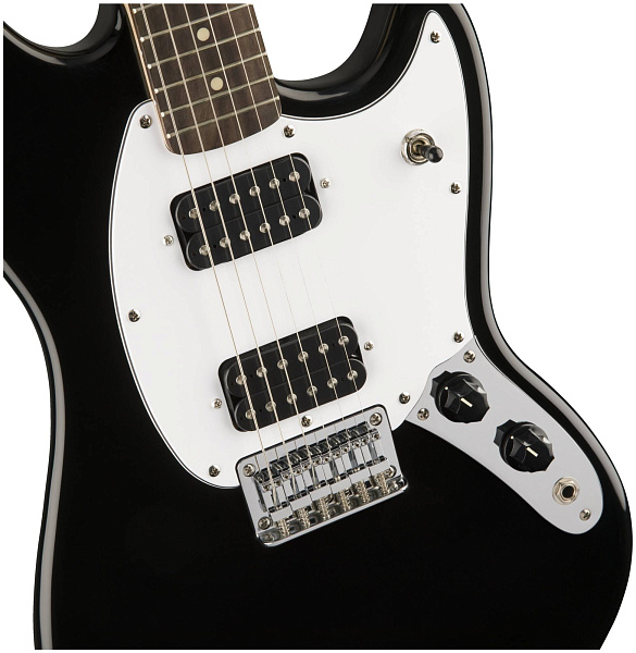 FENDER SQUIER BULLET MUSTANG HH Black - Электрогитара
