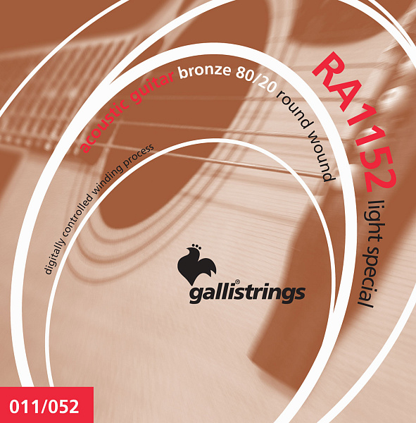 Комплект струн GALLI STRINGS [RA1152] для акустической гитары