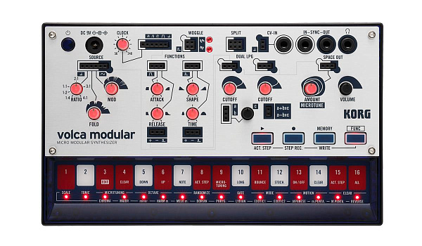 KORG VOLCA modular - Компактный аналоговый полумодульный синтезатор