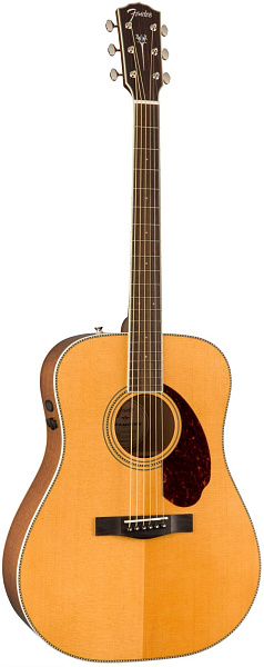FENDER PM-1E Dread Std Nat w/case OV Акустическая гитара с кейсом, цвет...