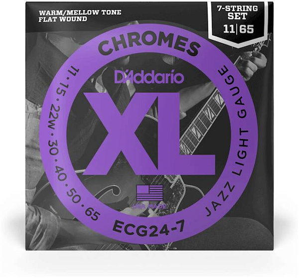 D'ADDARIO ECG24-7 - Струны для электрогитары 7-струнной