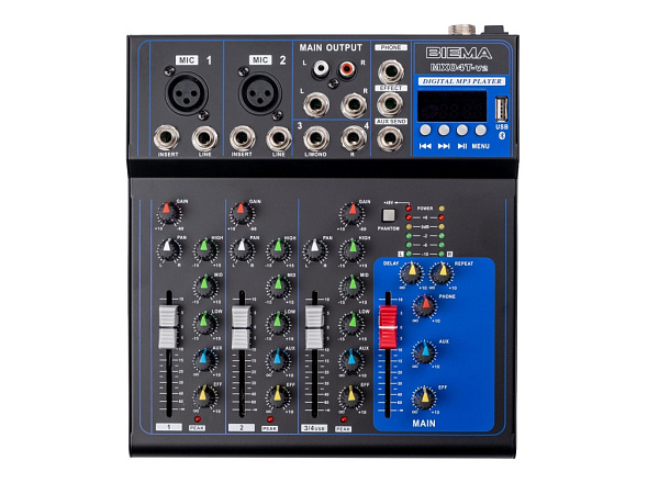 MX04T-V2 Микшерный пульт, 4 канала, Biema