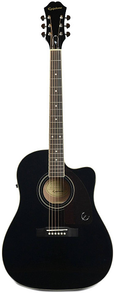 EPIPHONE AJ-220SCE Ebony - Гитара электроакустическая