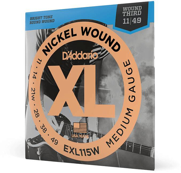 D'ADDARIO EXL115W - Струны для электрогитары