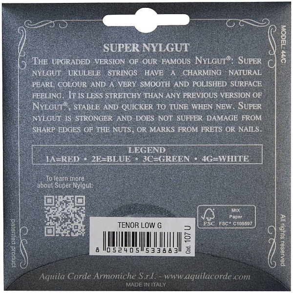 AQUILA 107U - Струны для укулеле тенор
