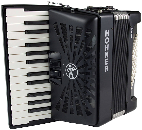 HOHNER Bravo II 48 black - Аккордеон 1/2