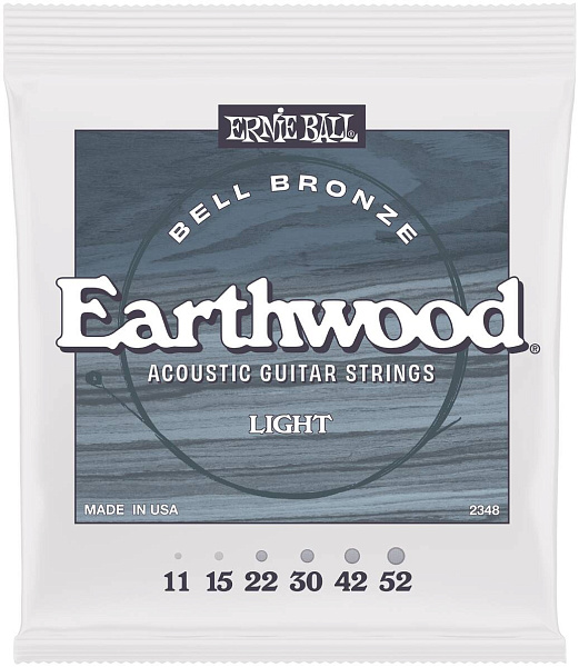 ERNIE BALL 2348 John Mayer Earthwood Bell Bronze Light 11-52 - Струны для акустической гитары