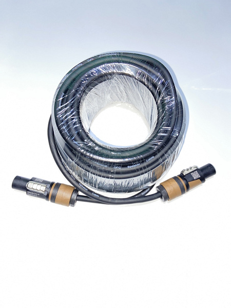 YES-SP001NE-15m Кабель акустический с разъёмами Neutrik Speakon, 15м, YES