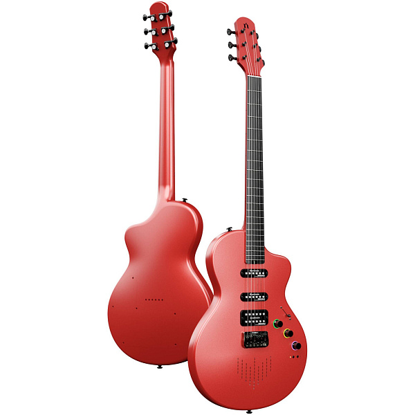 NATASHA SEEKER Imperial Red - Смарт электрогитара со встроенным процессором, цвет красный