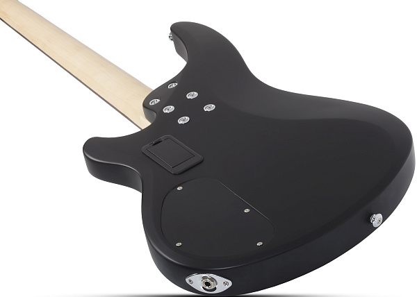 Бас-гитара SCHECTER [C-4 DELUXE SBK]  4-струнная, корпус: липа, гриф: клен, накладка: палисандр, 24 лада, цвет: Satin Black (SBK)