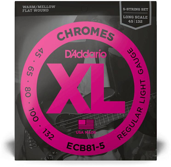 D'ADDARIO ECB 81-5 - Струны для бас-гитары 5 струнной