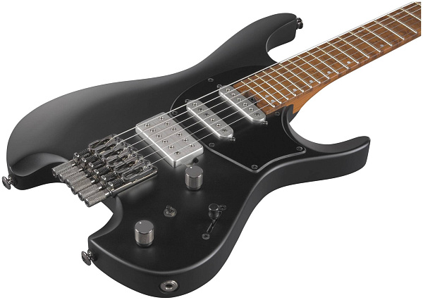 IBANEZ Q54-BKF безголовая электрогитара, 6 струн, SSH, цвет - чёрный